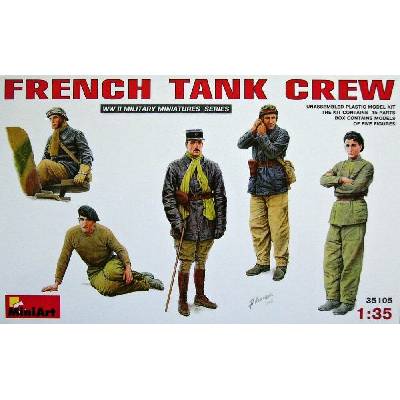MiniArt French Tank Crew 5 figurek 1:35