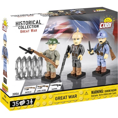 Cobi 2056 3 figurky s doplňky 1. světová válka