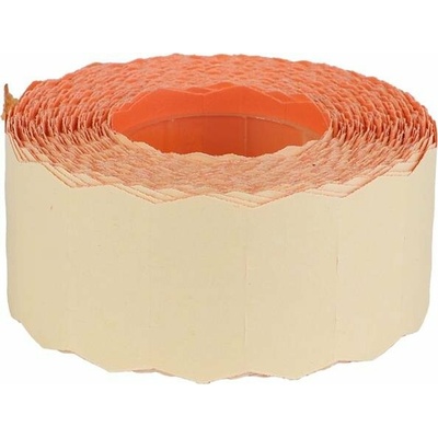 Cenové etikety, 25x16 mm, odstrániteľné, pastelová oranžová