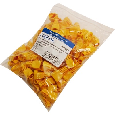 LogiLink Anti-breakage 8P8C за модулни конектори 100бр, жълт (MP0009)