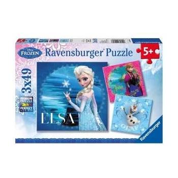 Ravensburger Elsa, Anna & Olaf 3 X 49 pcs Puzzle Disney Frozen