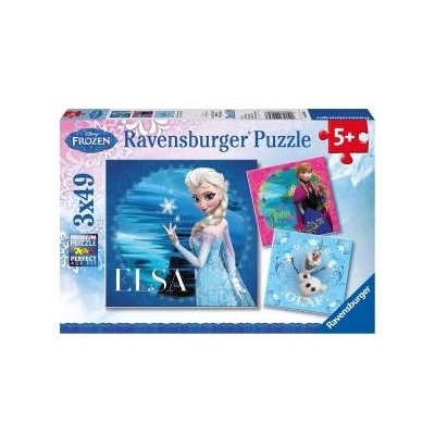 Ravensburger Elsa, Anna & Olaf 3 X 49 pcs Puzzle Disney Frozen