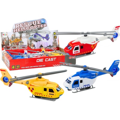 Lean Toys Záchranársky vrtuľníkkovový – 3 typy