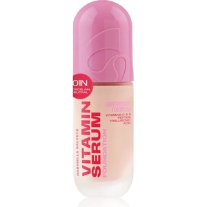 Gabriella Salvete Vitamin Serum Foundation лек фон дьо тен с подхранващ ефект цвят 01N Porcelain Neutral 30ml