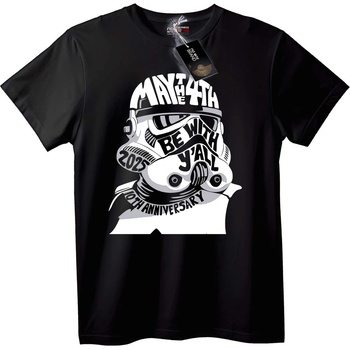 NOONEBRAND Тениска 4-ти Май 2023 40-годишнина Щурмовак - 2XL, Black