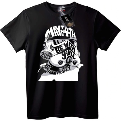 NOONEBRAND Тениска 4-ти Май 2023 40-годишнина Щурмовак - 2XL, Black