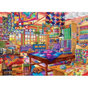 EUROGRAPHICS - Puzzle The Quilt Workshop - 1 000 piese