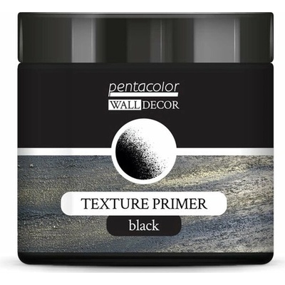 PENTART Podkladová textúra Wall Decor čierna - 2.5 l