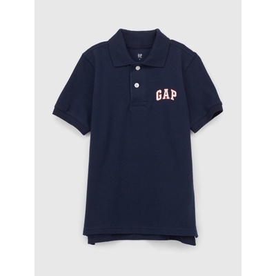 GAP 843607-98 polo s logom tmavomodrá