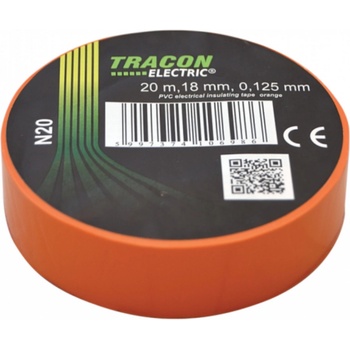 Tracon electric Páska izolačná 20 m x18 mm oranžová