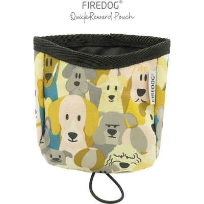 Firedog QuickReward vrecko na maškrty nylon Doggies žlté