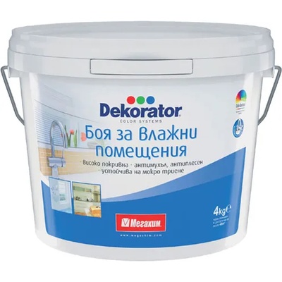 DEKORATOR БОЯ ЗА ВЛАЖНИ ПОМЕЩЕНИЯ dekorator 4кг/2.5л (21304)