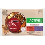 ONE Mini/small Active beef & duck 4x85 g