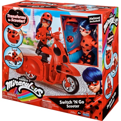 Bandai Kouzelná Beruška Skútr s panenkou