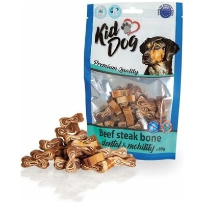 KIDDOG hovädzie kostičky na zuby a klouby 80 g