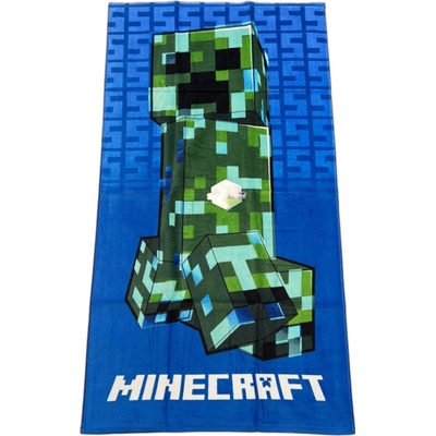 Halantex osuška Minecraft bavlna froté 70 x 140 cm blue
