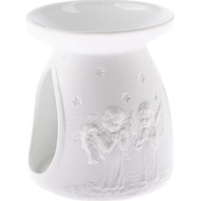 Dakls Porcelánová aroma lampa andělé výška 12,2 cm