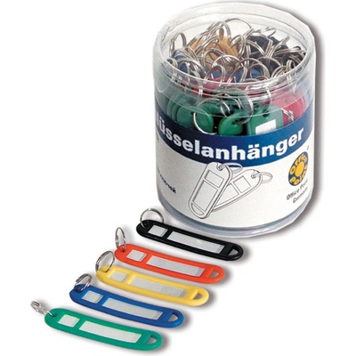 Ключодържател Office Point 50 бр. в кутия Цветен (1915001-01-8500750-02)