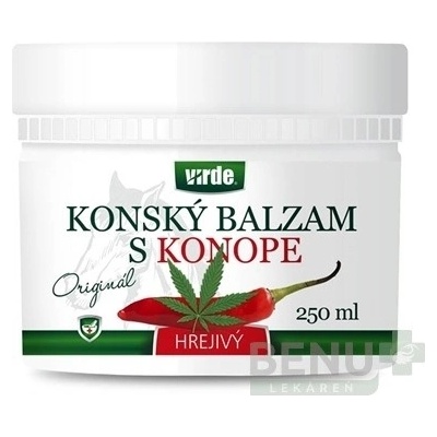 Virde konský balzam s konopím hrejivý 250 ml