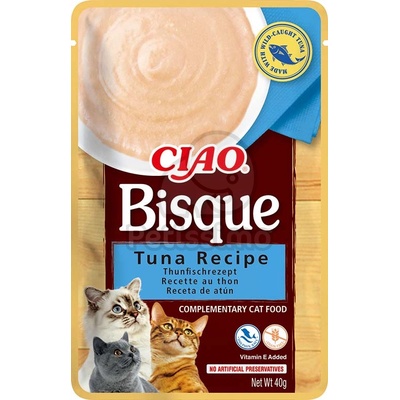 INABA Cat Ciao Bisque кремообразно пюре за котки - риба тон 40 г