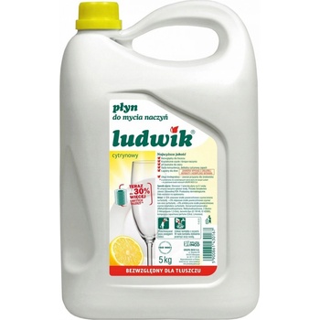 Ludwik Tekutý prostriedok na umývanie riadu Citrón 5 l