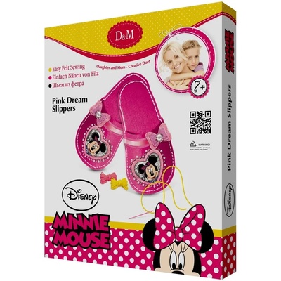 Revontuli Toys Oy Творчески комплект Revontuli Toys Oy - Уший сам, пантофки с Мини Маус (53927)