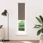 vidaXL Ролетна щора, затъмняваща, кафява, 40x210 см, ширина на плата 35, 7 см, полиестер (4011038)
