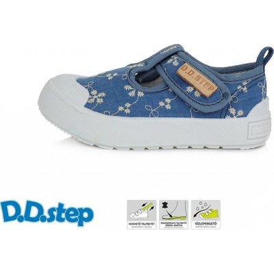 D D step dívčí sandály CSG 232 modrá