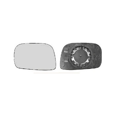 Sklo vonkajżieho zrkadla VAN WEZEL 3701831