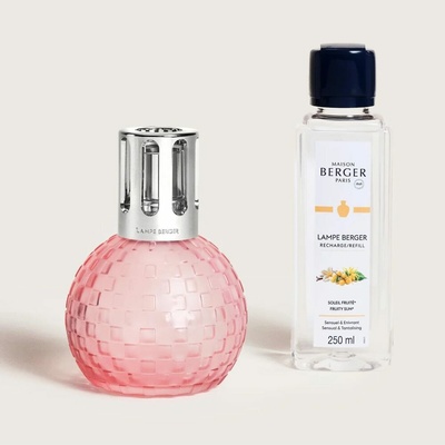 Maison Berger Paris Katalytická lampa Disco růžová + náplň Slunečné ovoce 250 ml – Hledejceny.cz