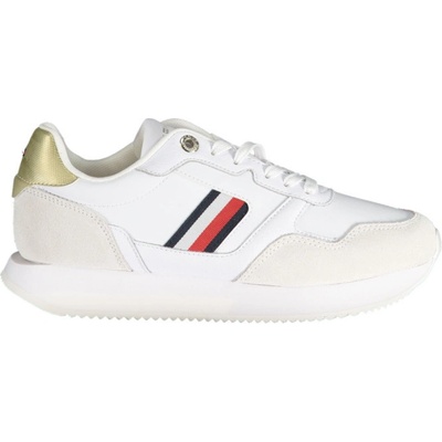 Tommy Hilfiger Sneakersy Global Stripes Lifestyle Runner FW0FW07584 biela