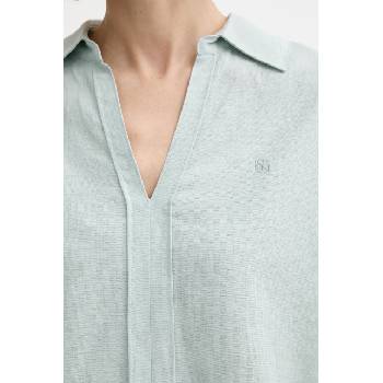 Calvin Klein блуза дамска с лен (LV044F153G)