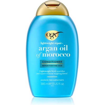 OGX Argan Oil Of Morocco Lightweight Conditioner лек балсам за хидратация и блясък 385ml
