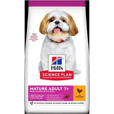 Hill's Science Plan Canine Mature Adult 7+ Small & Mini Chicken 6 kg
