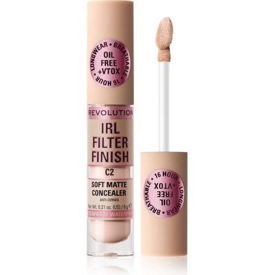Revolution Beauty IRL Filter дълготраен коректор за пълно покритие цвят C2 6 гр