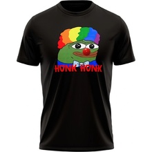 MemeMerch tričko Pepe Clown Honk Honk black