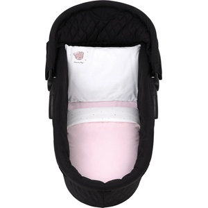 KikkaBoo Бебешки спален комплект за количка 6 части Dream Big Pink (41101060126)
