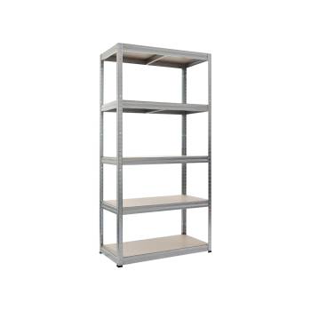 Carmen Метален стелаж STAR 180x90x45 см, до 350 на рафт - цинк