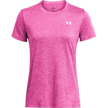 Image 1 of Under Armour Tech Twist Short Sleeve Womens - Rebel Pink