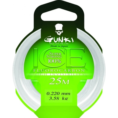 Gunki Ice Fluorcarbon 25m 0,265mm