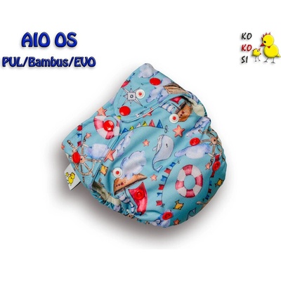 Kokosi AIO One size Evo/Bambus Lodičky