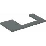 Geberit Плот за мивка Geberit One с изрез вдясно, матова лава 90 см (505.323.00.3)