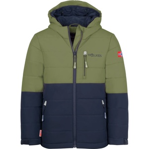 TROLLKIDS Детско ски яке Trollkids Kid's Hemsedal Snow Jacket XT Ski jacket - Moss / Mystic Blue - размер 116 (EU) (703-4665-0415)