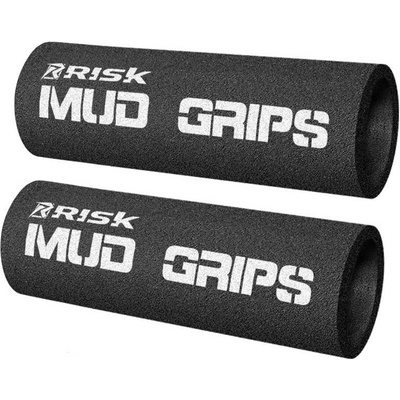 Návleky na gripy RISK RACING Mud Grip čierne
