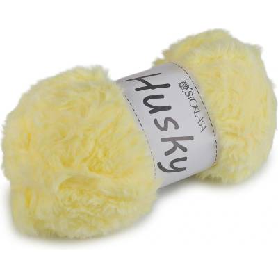 Pletací příze Husky 100 g Varianta: 19 žlutá světlá, Balení: 1 ks 57858/147369/282082