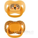 Canpol babies BabiesBoo silikon symmetrical Soother cumlík orange 2 ks