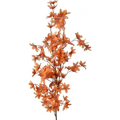 Dekorácia umelá kvetina s oranžovými kvetmi - 15*7*112 cm - Clayre & Eef