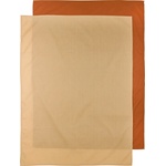 Meyco Baby Чаршаф за бебешка кошара Meyco Baby - 75 х 100 cm, 2 броя, Camel/Warm sand (443007) - ozone