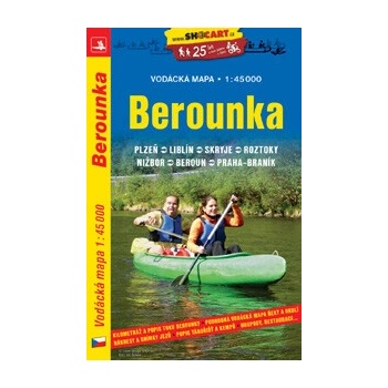 Berounka - vodácká mapa