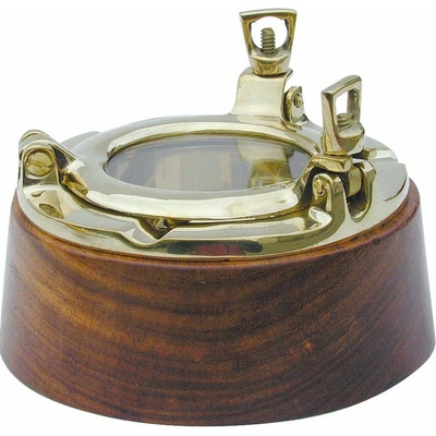 Sea Club Popelník námořnický mosazný a dřevěný lodní okno 12 cm 7086 – Zbozi.Blesk.cz